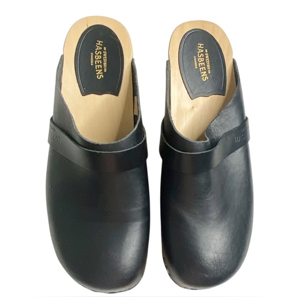 Swedish Hasbeens Shoes Swedish Hasbeens Husband Clogs in black size 6 (36) women - Picture 2 of 12